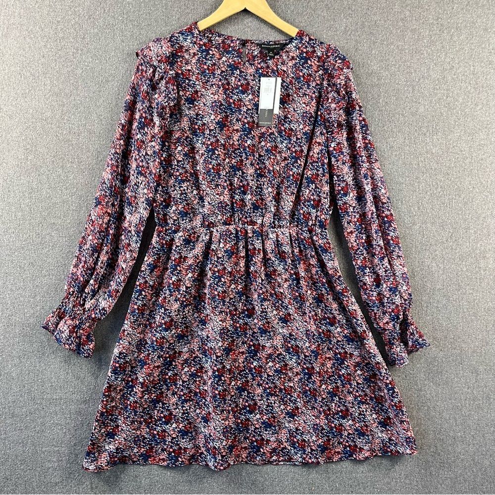 NWT Banana Republic Long-Sleeve Printed Dress – New With Tags - Picture 1 of 7